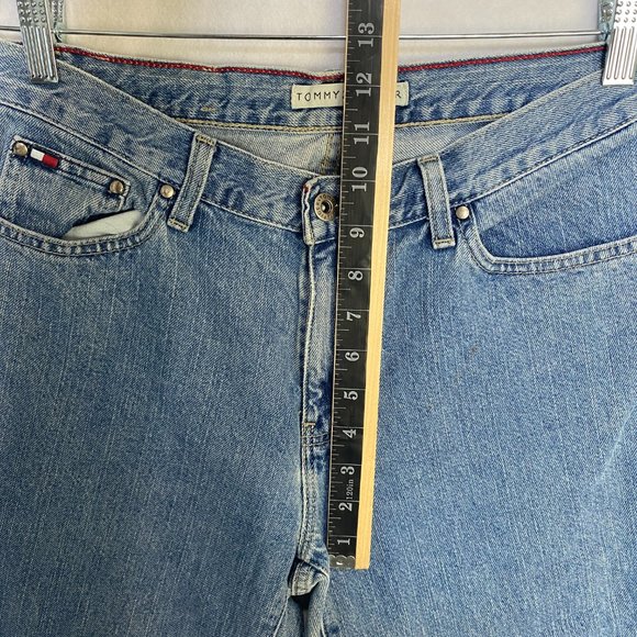 Tommy Hilfiger Womens Straight Leg Jeans High Rise Denim Medium Wash Blue Size 8 - Picture 8 of 10